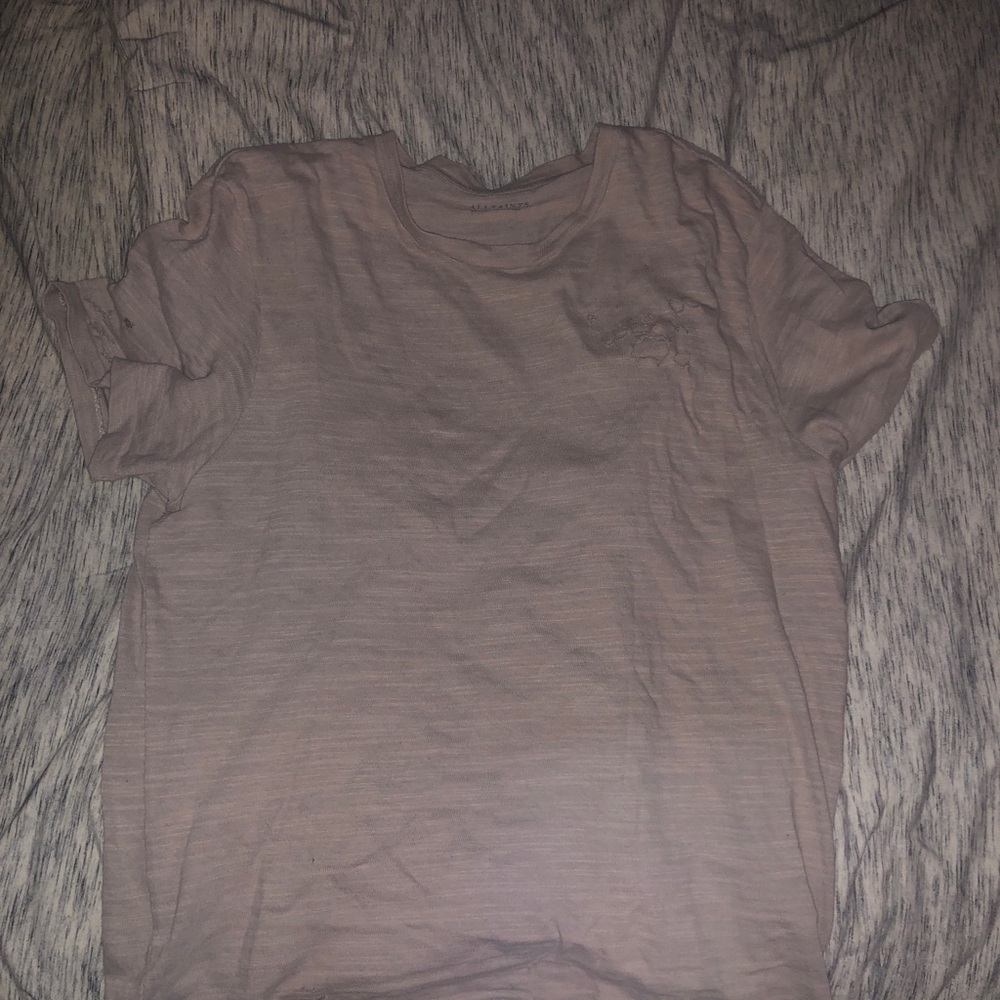Beige men’s All Saints T-shirt